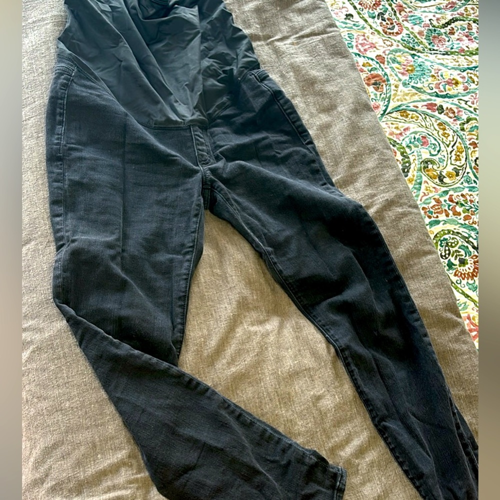 J crew black maternity jeans